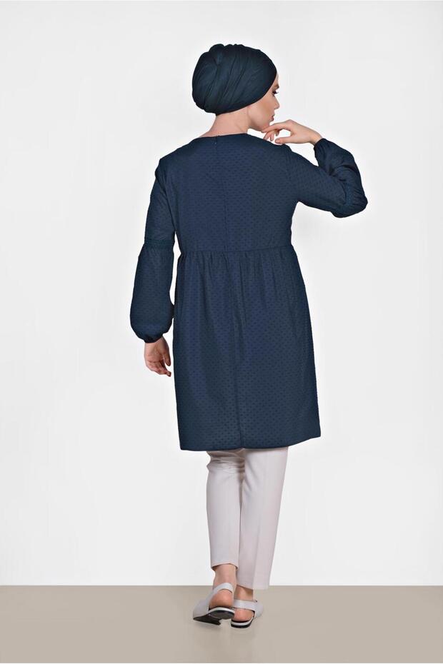 BİLEKLERİ LASTİKLİ TUNİK 4471 - 3