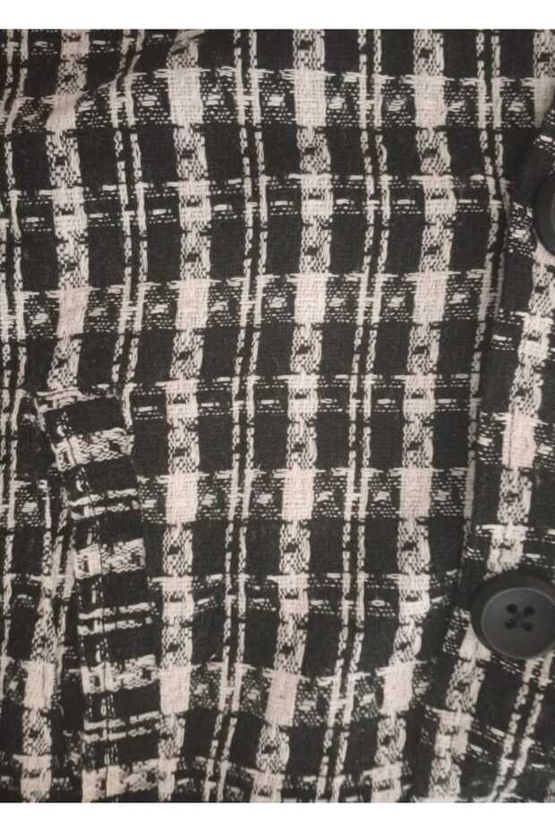 Mevsimlik Örme Ekose Kaban - 3