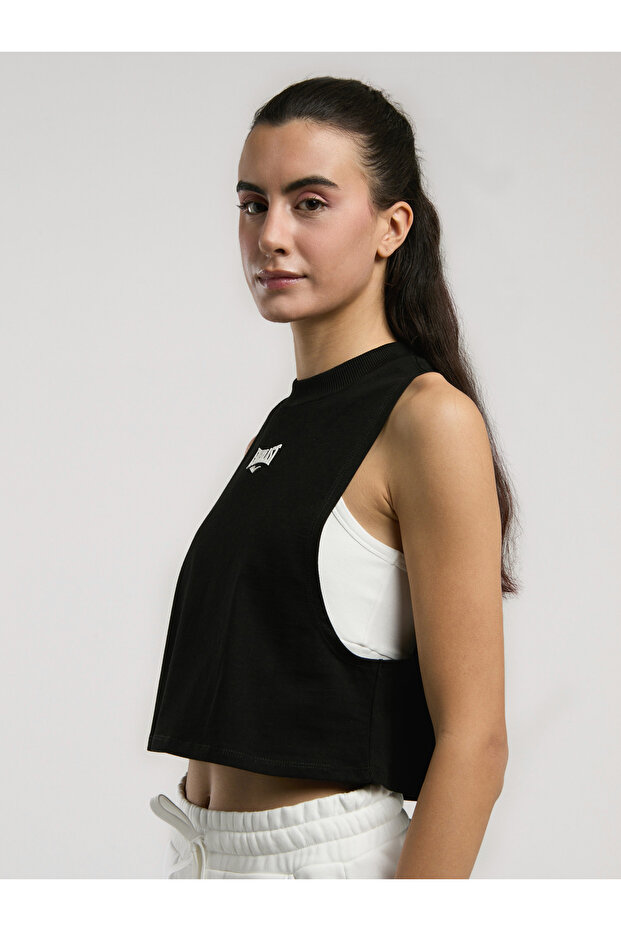 Ever Essentials Siyah Kadın Atlet - 2