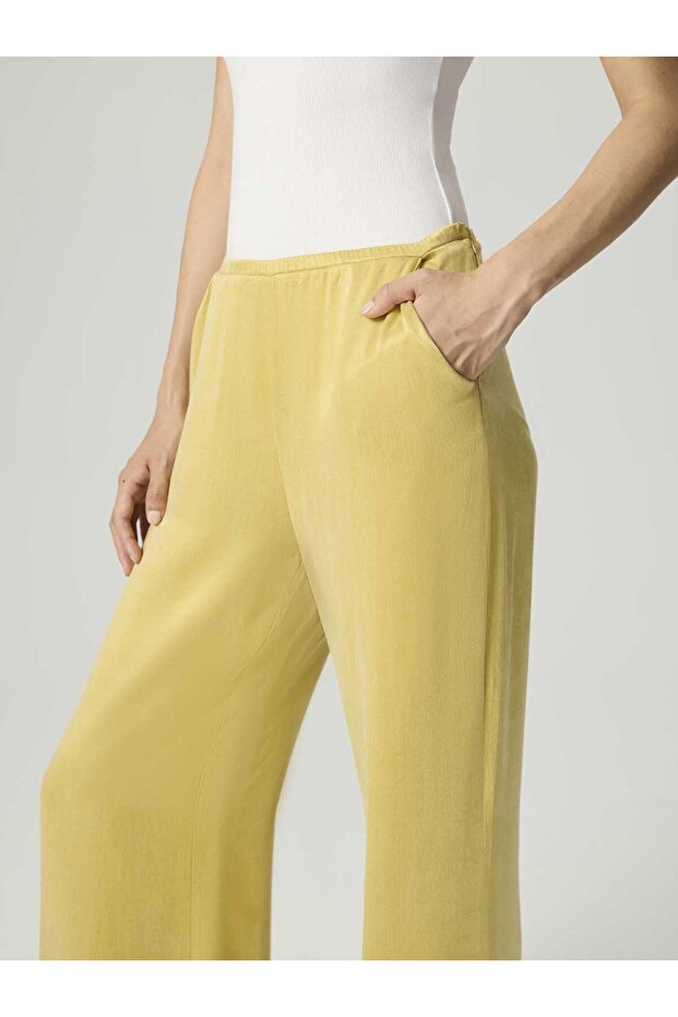 Elastik Belli Pantolon - 2