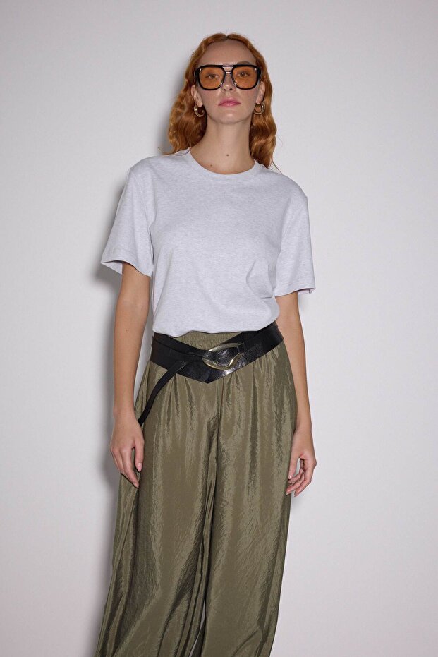 Premium Pamuk Basic Tshirt Kadın - 2