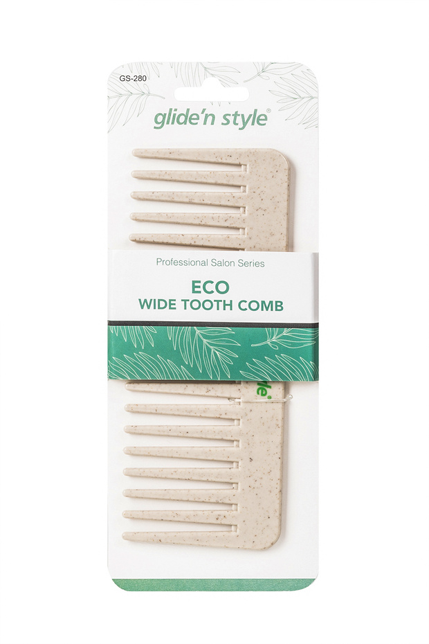 Eco Wide Tooth Comb – Professional Salon Series Eco-Friendly Wide Tooth Comb