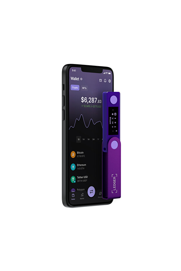 Nano X Ametist Moru Kripto Donanım Cüzdanı - 7