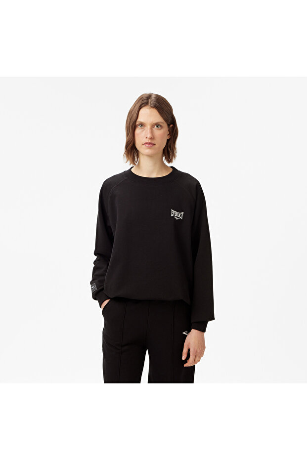 Ever Essentials Kadın Siyah Sweatshirt - 1