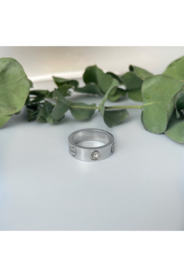 Gold-Tone Stainless Steel Ring with Anti-Tarnish Guarantee