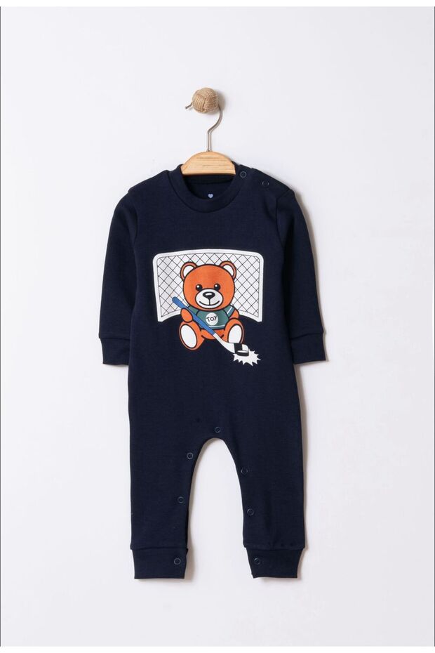Toy Ayı Temalı Bebek Tulum - 1