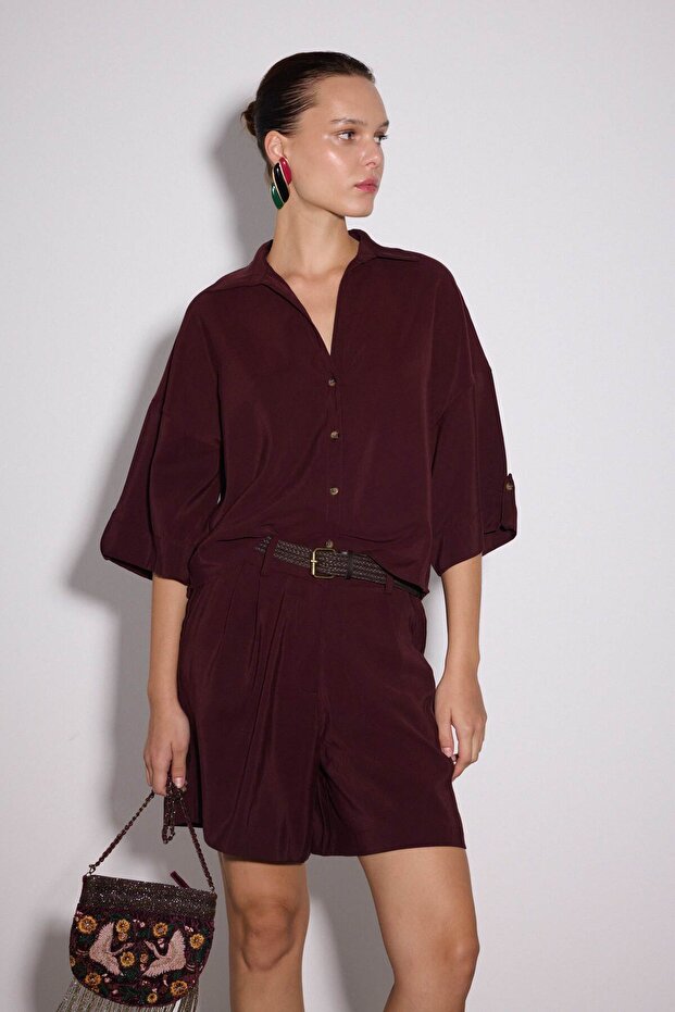 Modal V Yaka Gömlek - 4