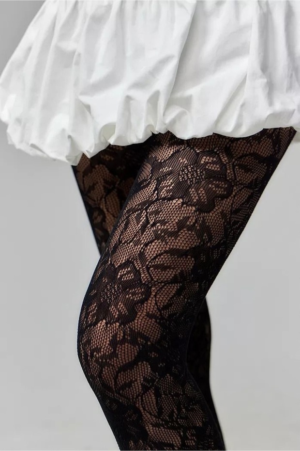Imported lace tights