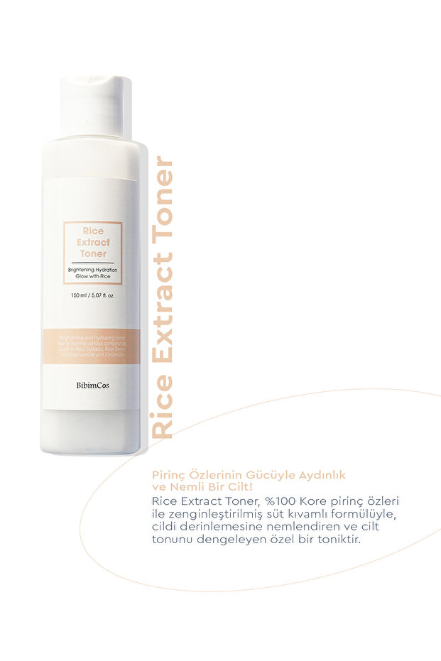 Rice Extract Toner 150ml Pirinç Özlü Tonik - 5