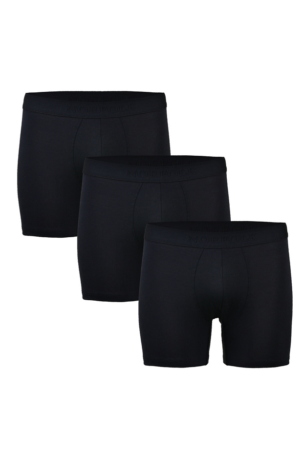 Austin Boxer – Lyocell Kumaş ile Maksimum Konfor 3'lü Paket Siyah - 2