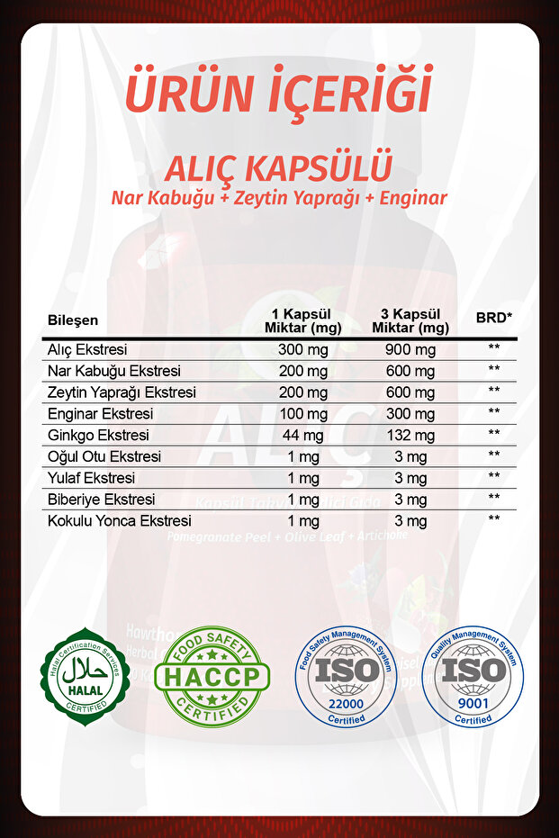 Alıç Kapsül (HAWTHORN CAPSULE) - 4