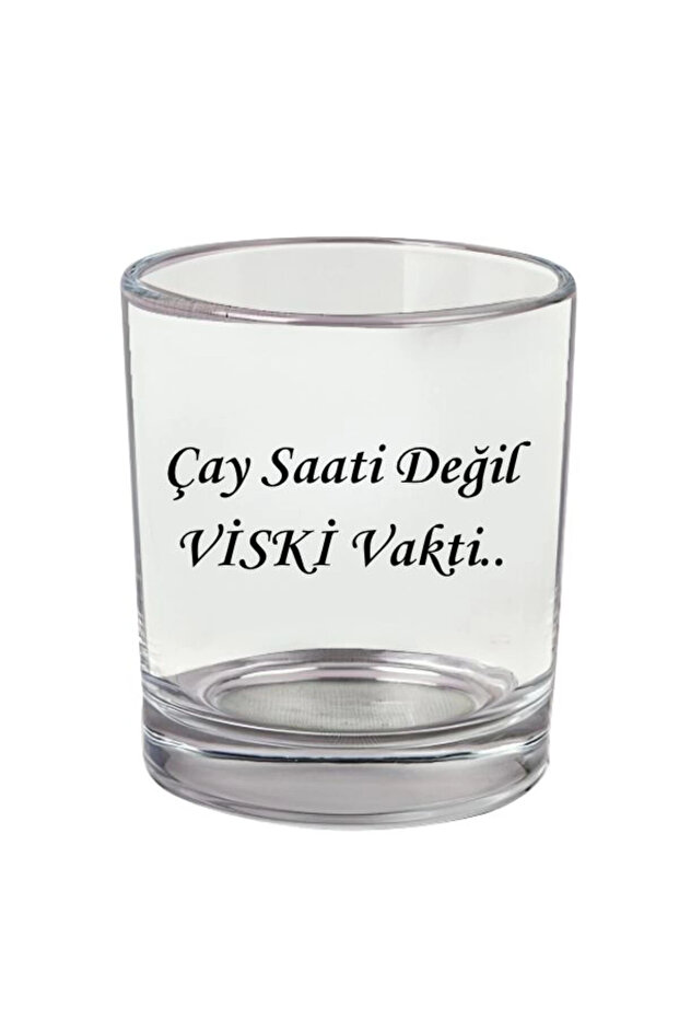 Whiskey Glass with Written Promise - Whiskey Time Glass