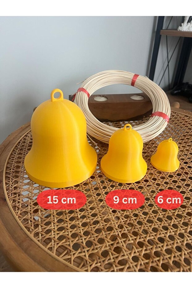 Rattan Örme Kalıbı Çan Seti, Yılbaşı Çanı, Avize, Aplik Rattan Kalıbı - 1