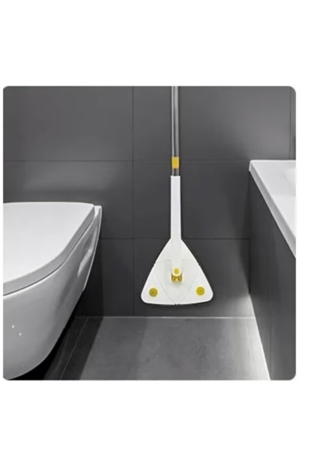 ممسحة تنظيف قابلة للتعديل 360 درجة باللون الأبيض - 5