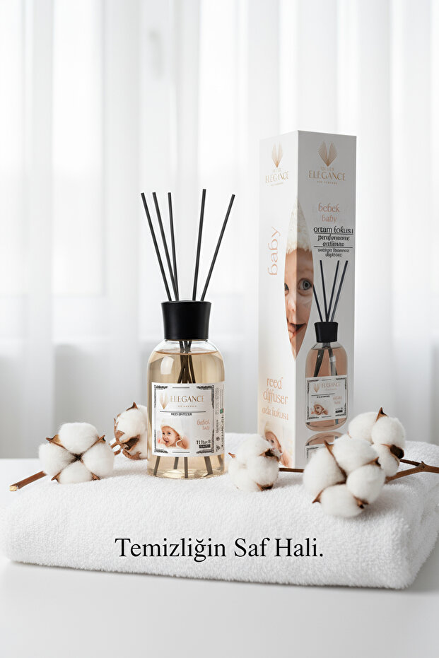 Bebek Kokusu Reed Diffuser Bambu Çubuklu Oda Kokusu (110 Ml) - 5