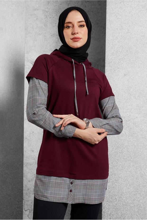 KAPÜŞONLU TUNİK 45284 - 1