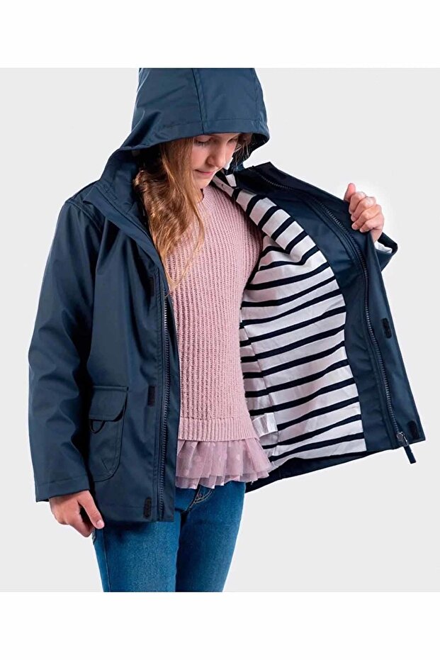 Euri 2-9 Yaş Arası Çocuk Yağmurluk W10254-003Marino - 6