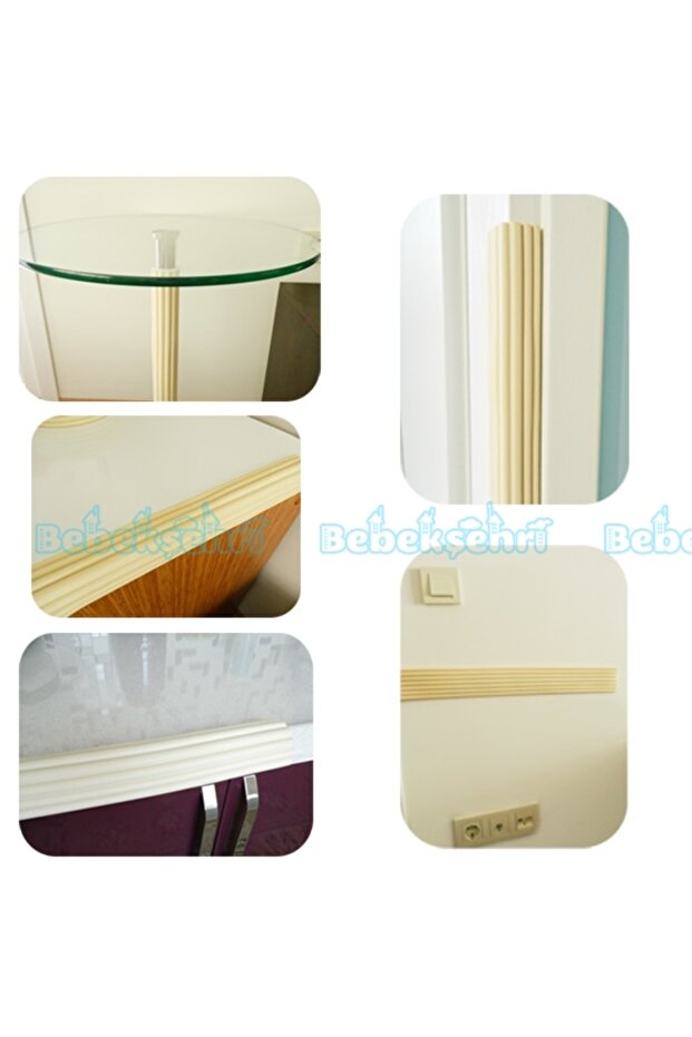 واقي حواف مطاطي متعدد الأغراض (كريمي) - 5