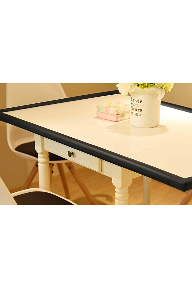 Rubber Corner Protector 4 Pack (Black) - 5