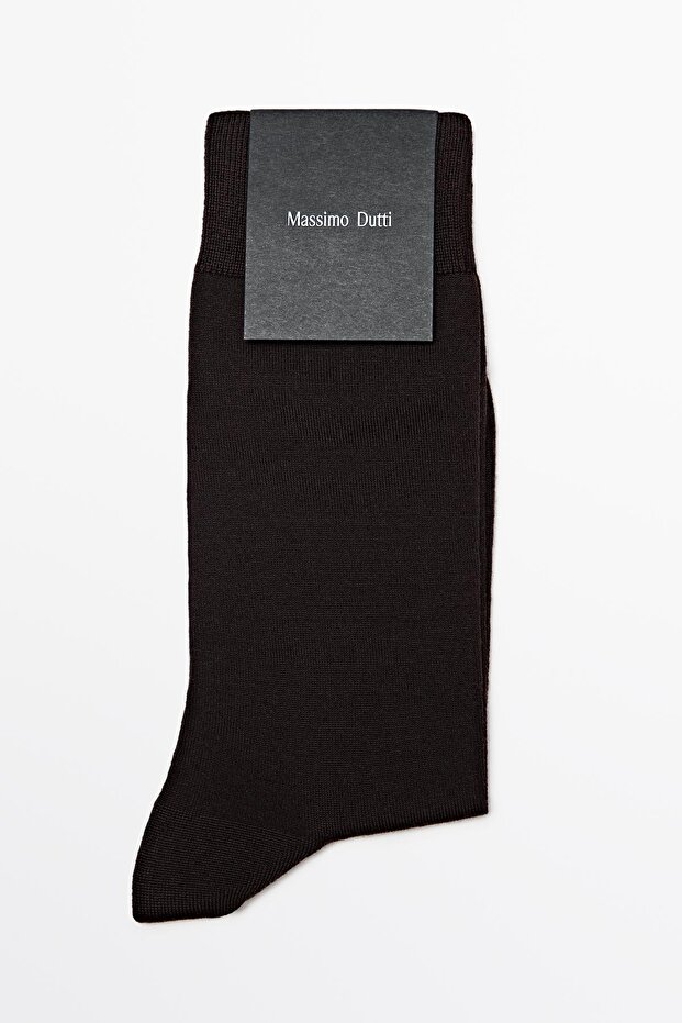 Yün karışımlı çorap - 1