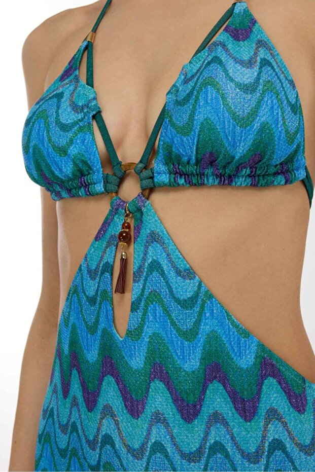 5211 Mavi Simli Mayokini - 2