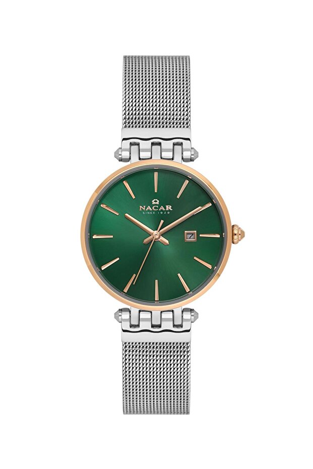 Silver Women's Wristwatch Nc34- 390506 -Enm