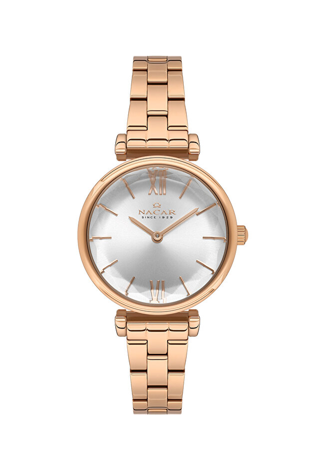 Rose Gold Women's Wristwatch Nc34- 3921125 -Rsm