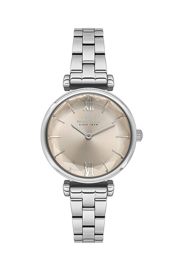 Silver Women's Wristwatch Nc34-3921125-Agm