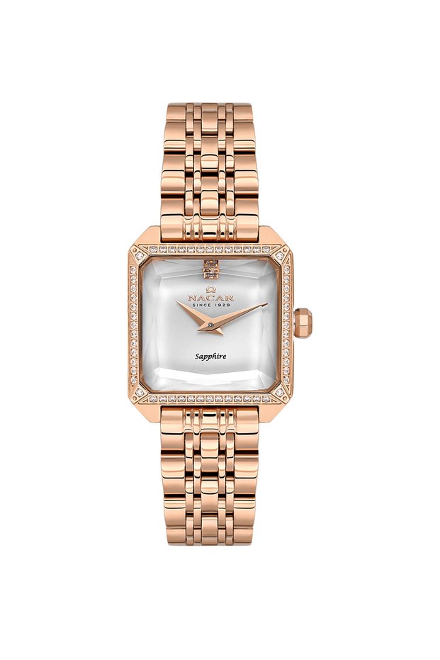 Sapphire Glass Rose Gold Women's Wristwatch Nc33- 398387 -Rwms