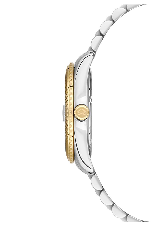 ساعة يد نسائية باللون الفضي والزجاجي الذهبي NC33- 398351 -CSMS - 3