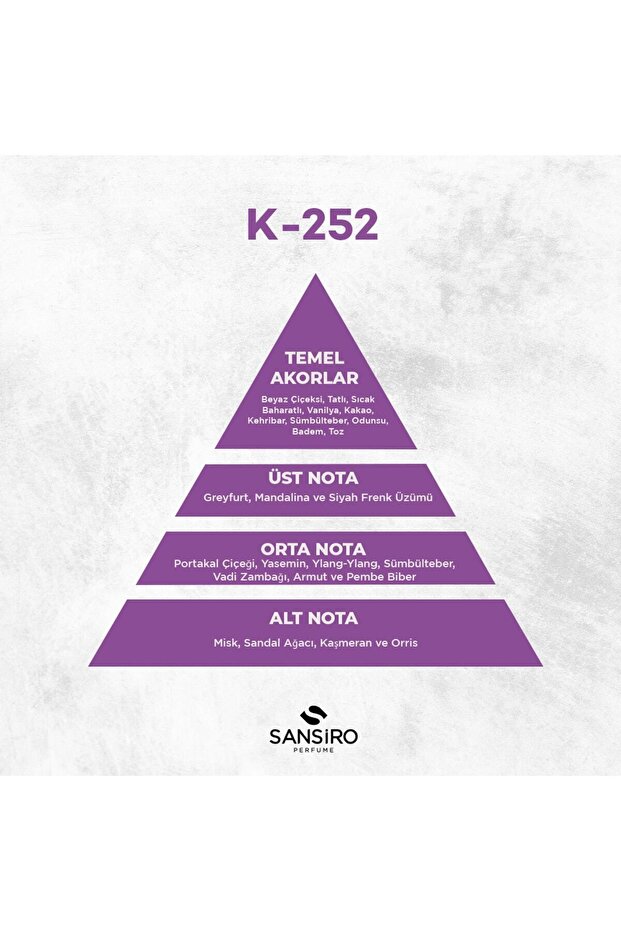 K-252 Kadın Parfüm 50ml Edp - 6
