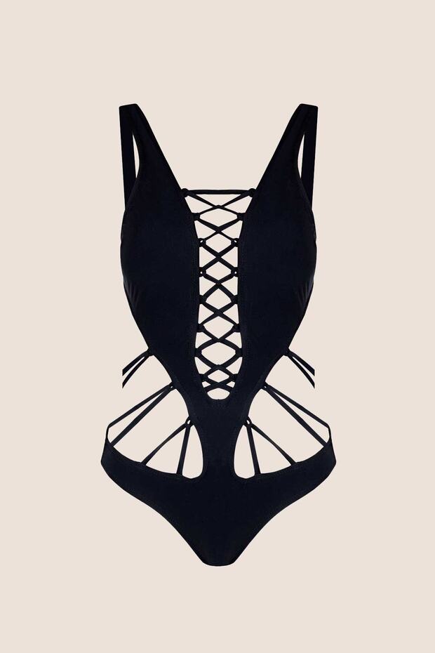 3019 Siyah Mayokini - 5