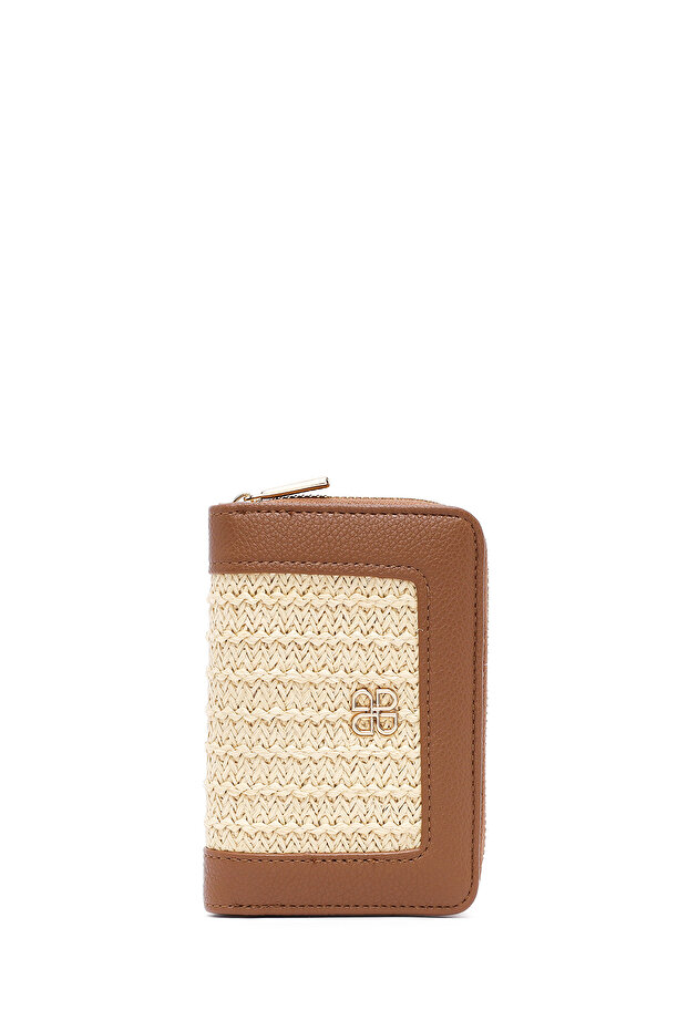 Kadın Taba Örgülü Cüzdan 000A2D563414 - 5