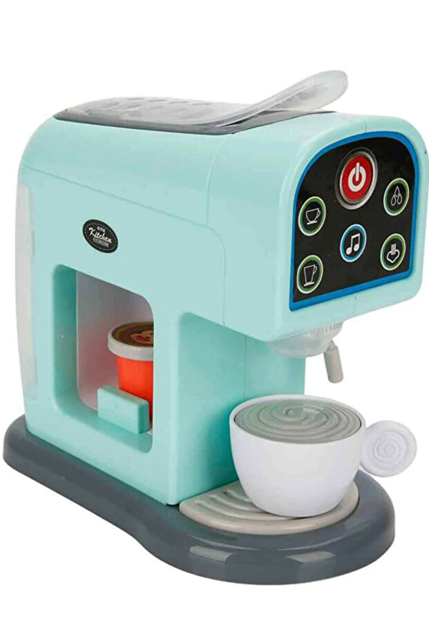 Sesli Ve Işıklı Kapsül Kahve Makinesi Mutfak Seti - 4