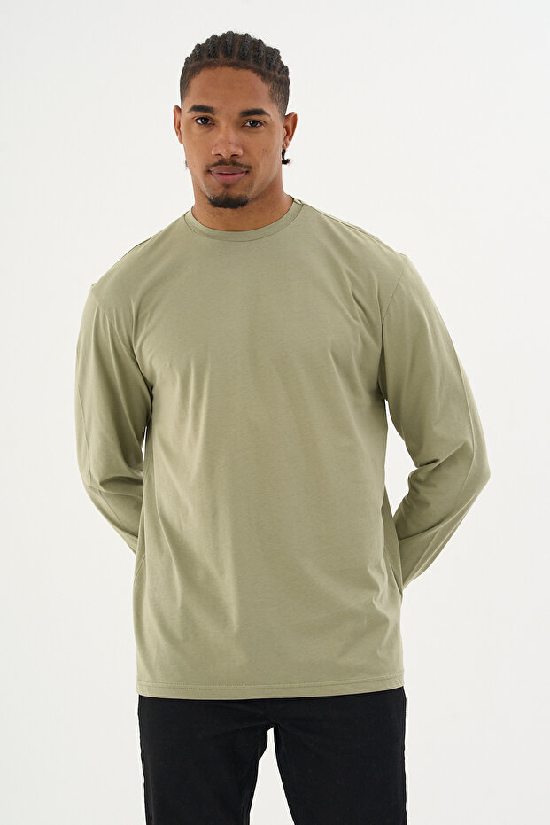 Men's Crew Neck Long Sleeve T-Shirt Spr24Ts41