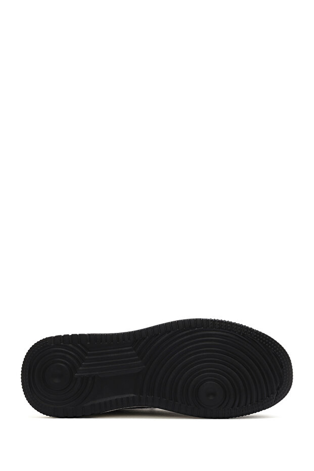 Erkek Gri Bağcıklı Kalın Tabanlı Nubuk Deri Sneaker 25SFD6935V3 - 4