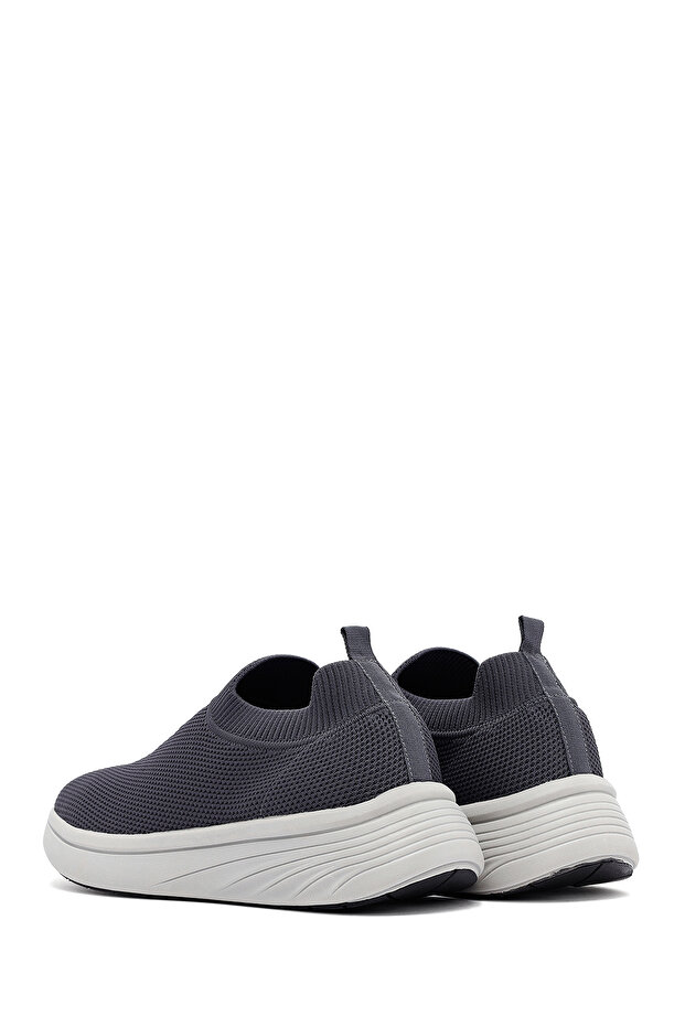 Zero Erkek Gri Kalın Tabanlı Kumaş Sneaker 25SFD69526F - 5