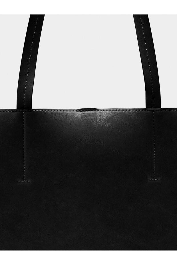 Charm'lı Shopper Çanta - 5