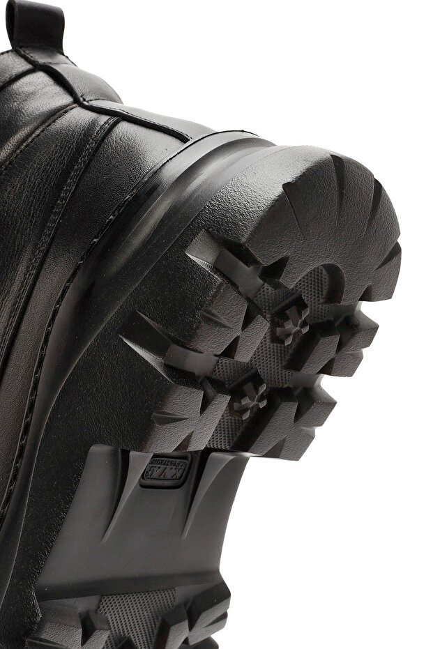 Erkek Siyah Bağcıklı Deri Casual Bot 24WFD641818 - 8