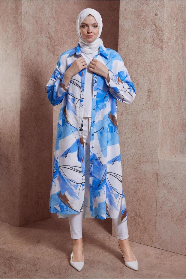 DESENLİ UZUN TUNİK 44609 - 2