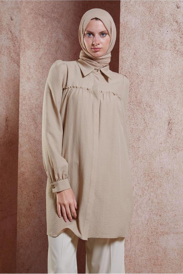 SHIRT COLLAR TUNIC 44489