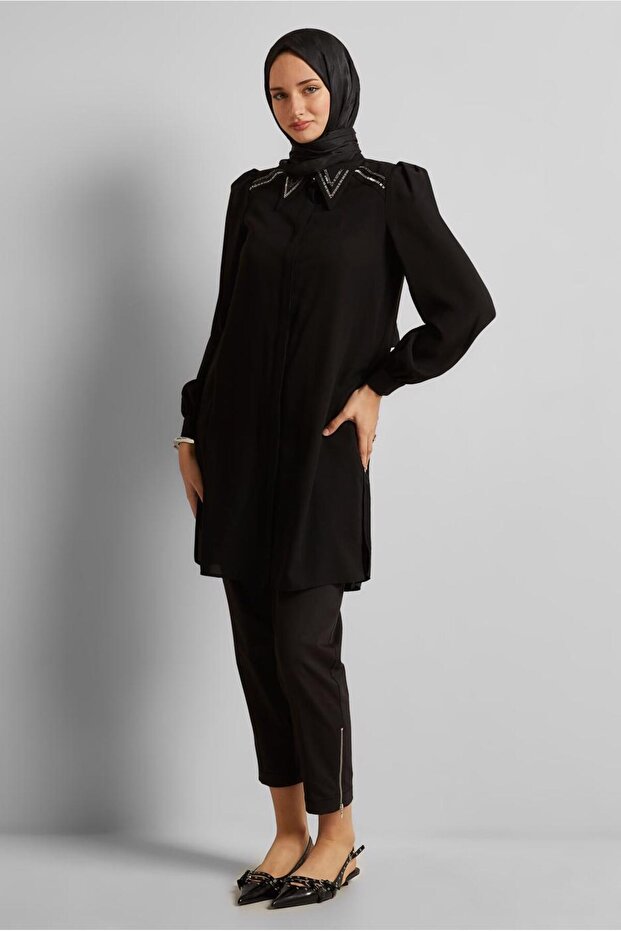 تونيك مطرز بالخرز 45622 - 2