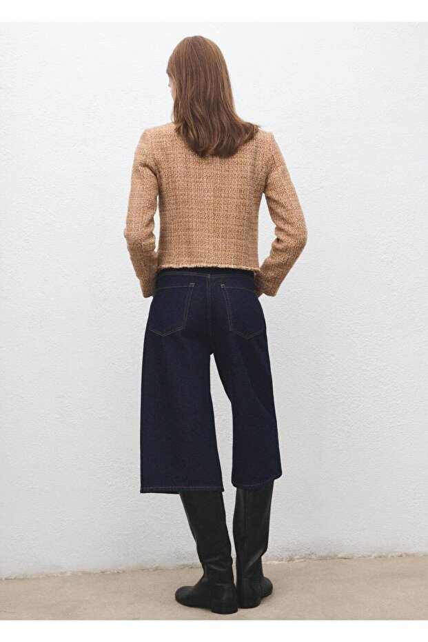 Dikişsiz tüvit ceket - 4