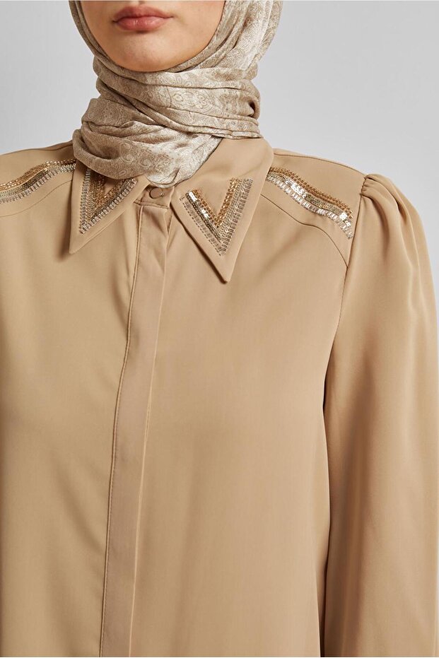 BONCUK İŞLEMELİ TUNİK 45622 - 3