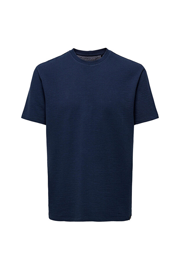 Kian Men's Navy Blue T-Shirt (22028692-NB)