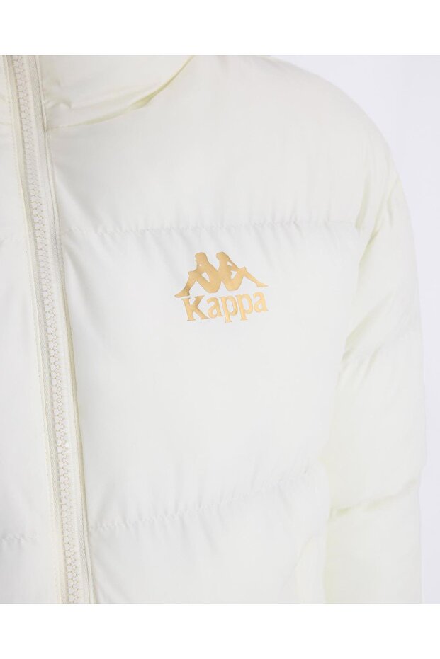 Authentic Arya Kadın Beyaz Regular Şişme Mont - 4