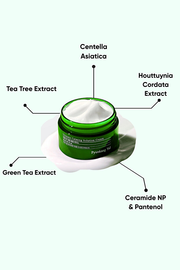Pyunkang yul Ultimate Calming Solution Cream 30 ml - Upokojujúci a upokojujúci krém na tvár - 3