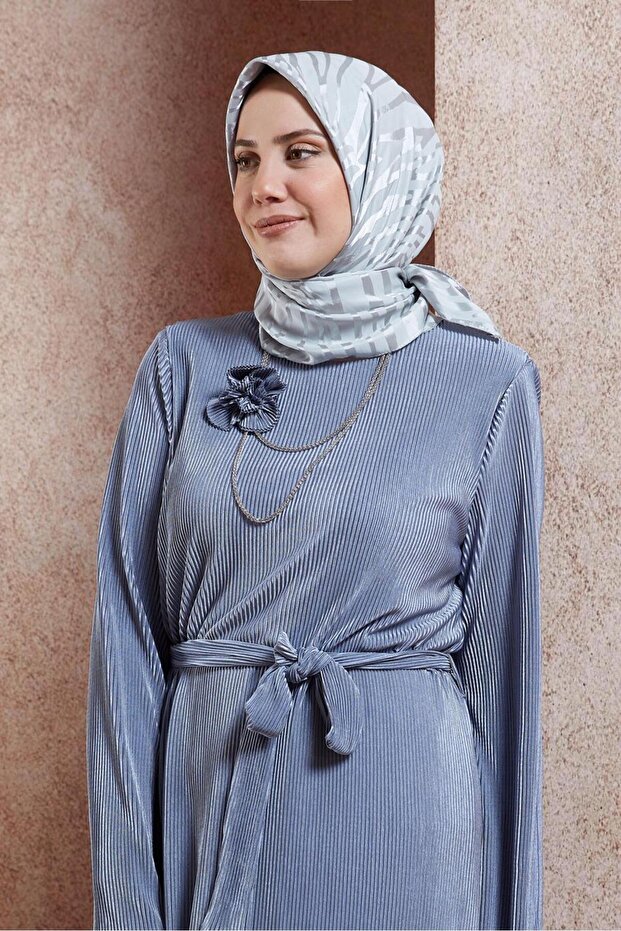 ALVINA 8454 وشاح جاكار منقوش بنقشة الحمار الوحشي