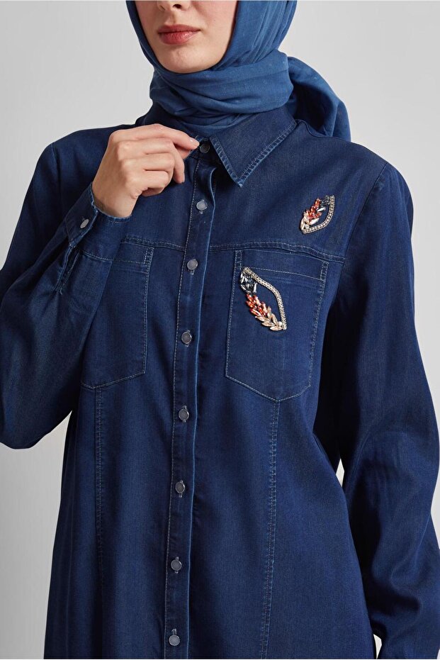 DENİM TUNİK 45516 - 2