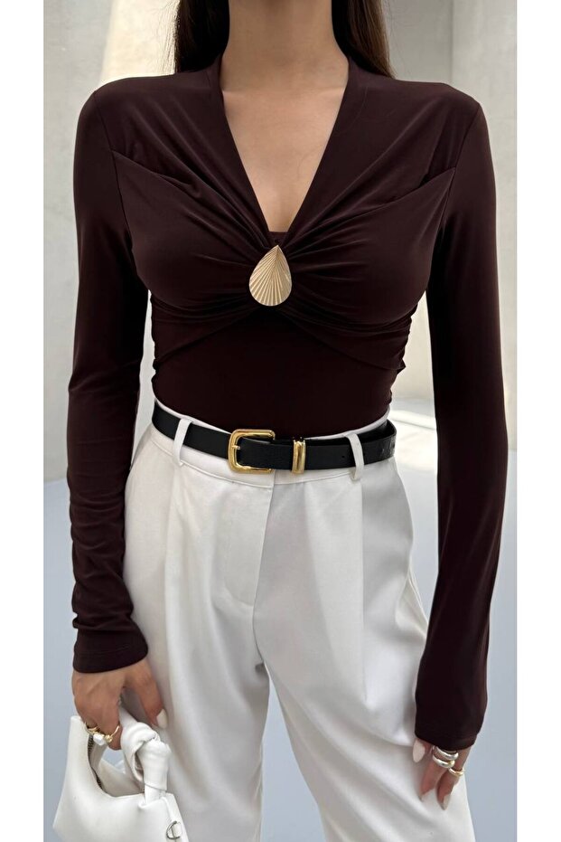 DAMLA AKSESUARLI BLUZ - 2